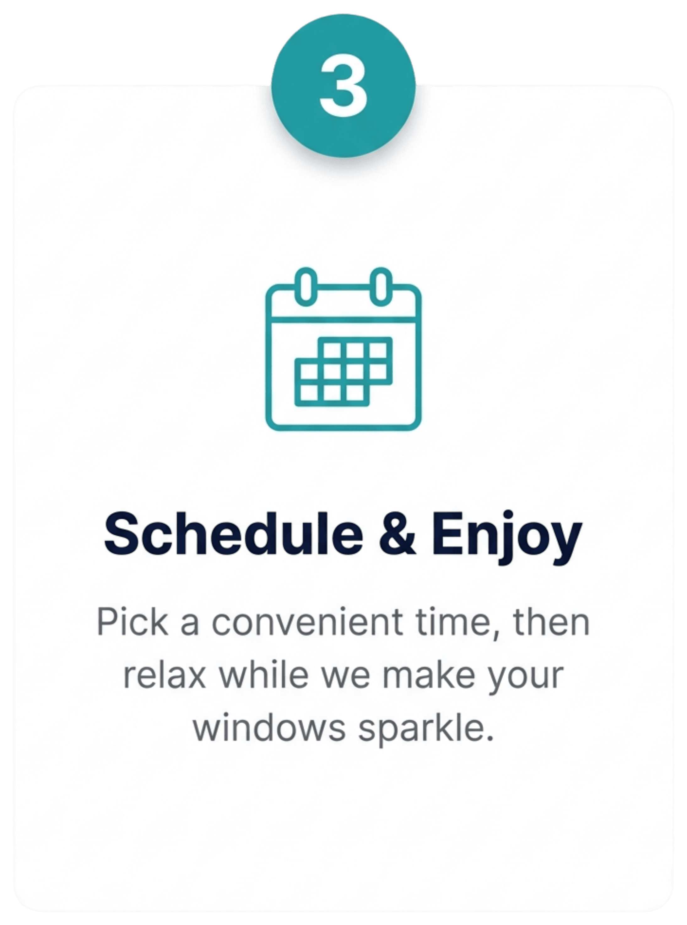 Step 3: Schedule & Enjoy